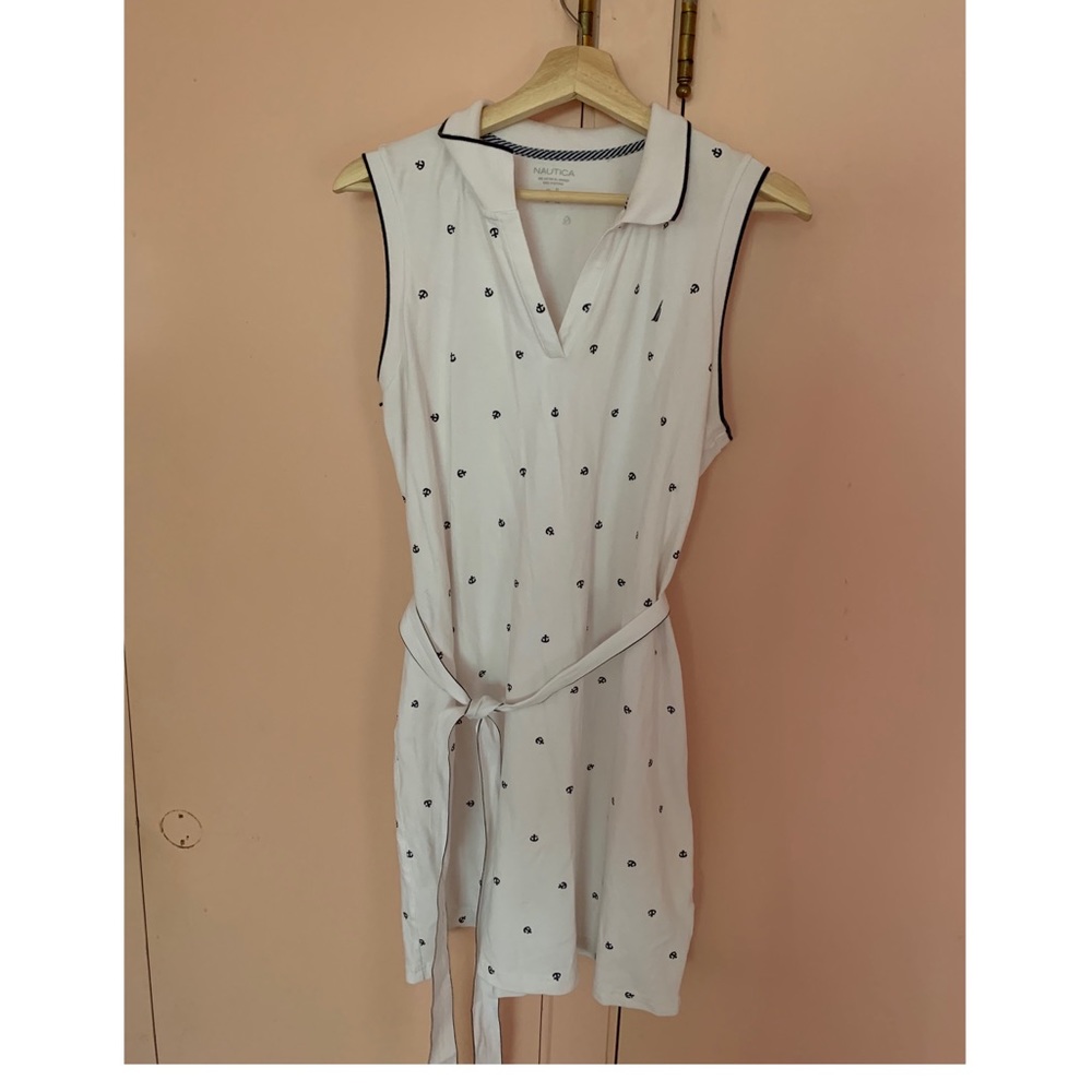 white Nautica dress   donating 2/20/2022 if not sold